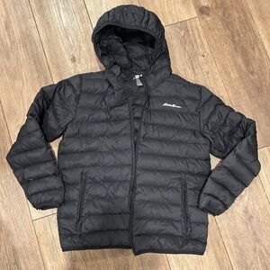 Eddie Bauer Men's Charcoal Puffer Jacket